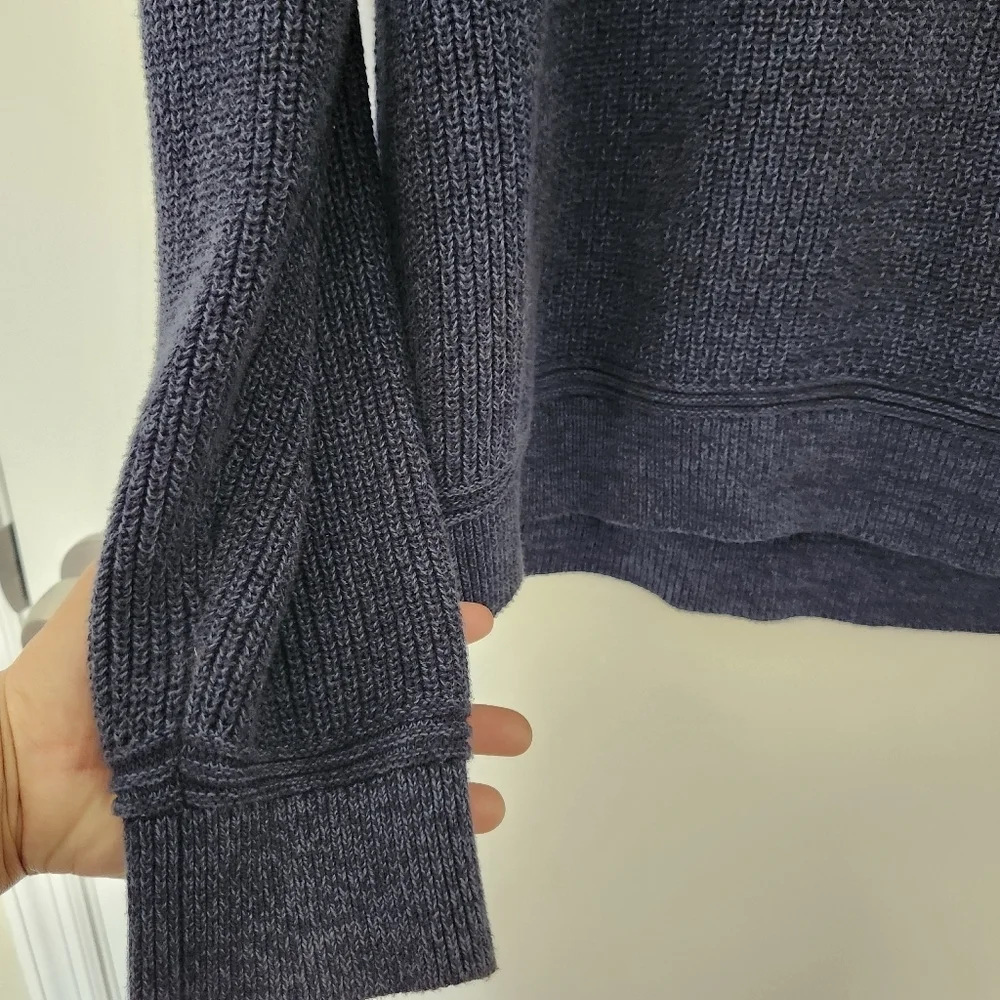 GAP Navy Blue Shawl Collar‎ Sweater Mens Large